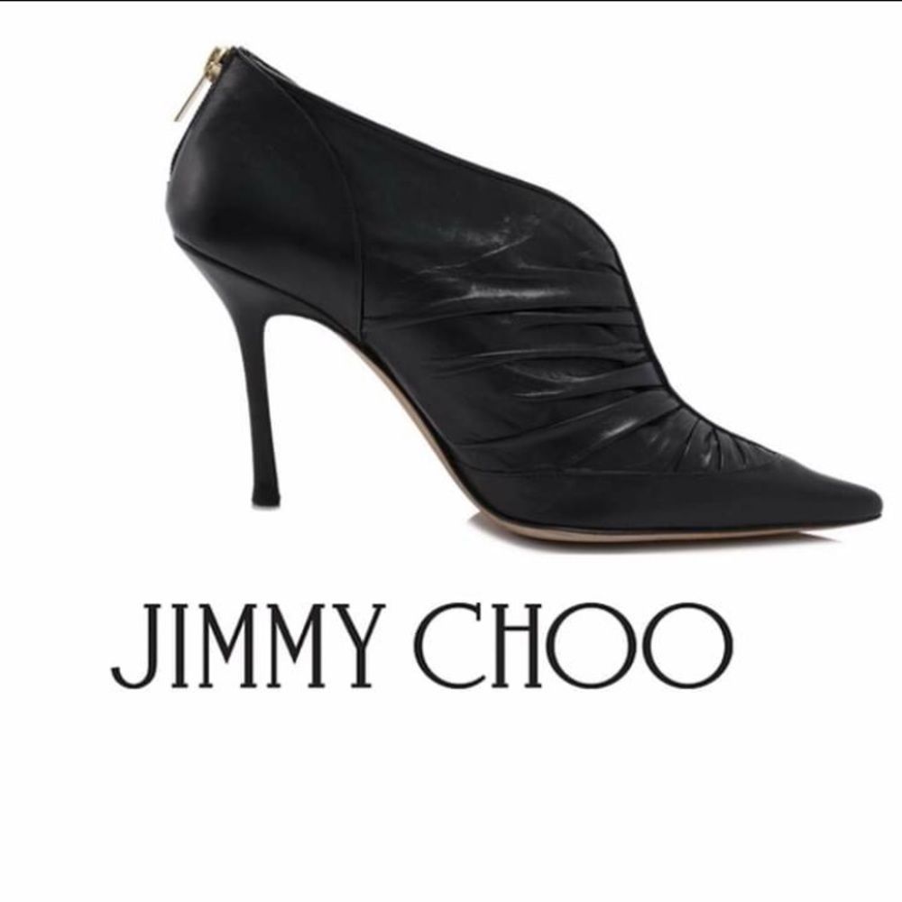 Jimmy Choo Kid Leather Booties
